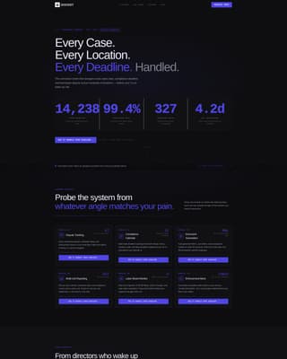 Docket - Brutal Franchise Landing Page Template