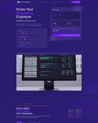 Comply - Authoritative Franchise Compliance Landing Page Template