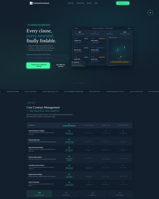 Franchise - Powerful Contract Landing Page Template