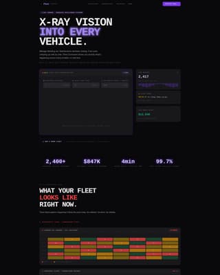 Fleet - Powerful Franchise Fleet Landing Page Template