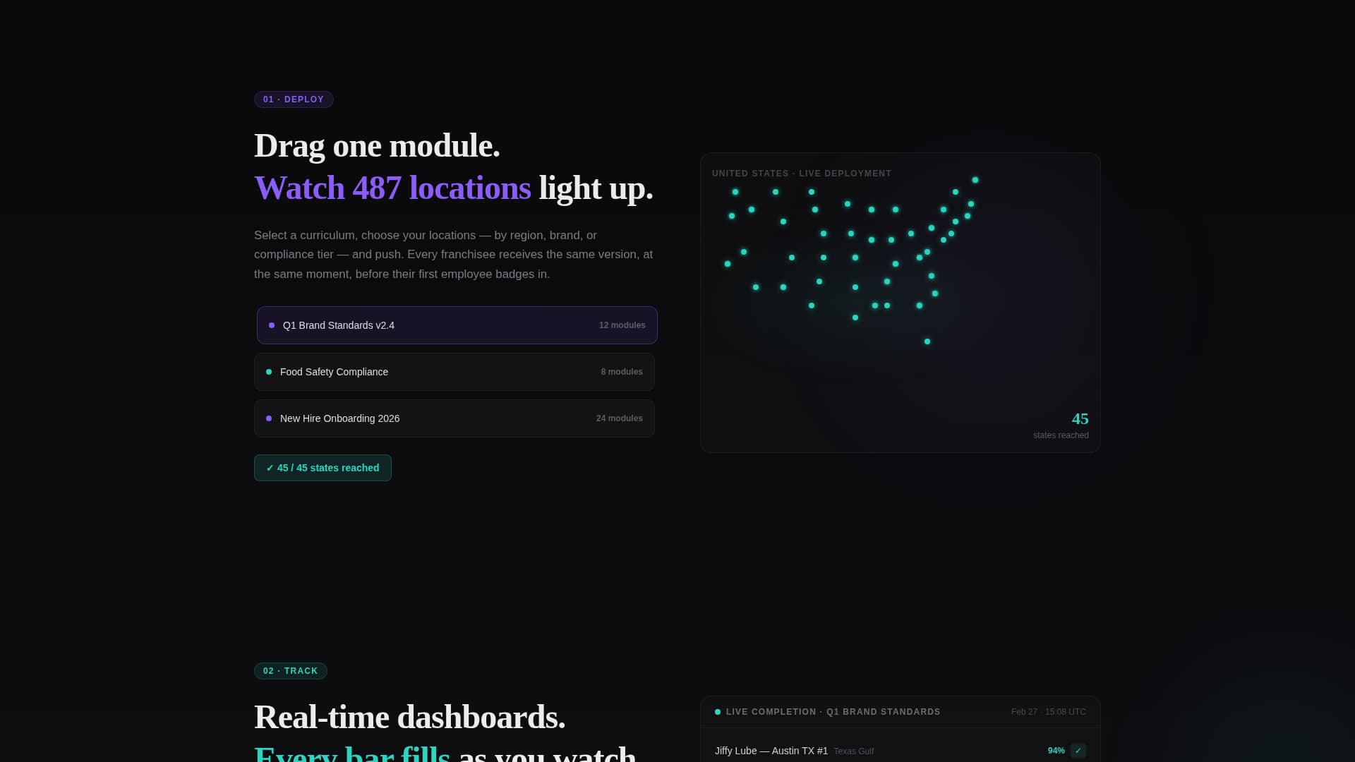 Upskill - Powerful Franchise Landing Page Template