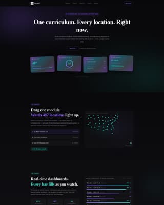 Upskill - Powerful Franchise Landing Page Template