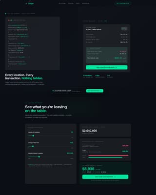 Ledger - Powerful Franchise Landing Page Template
