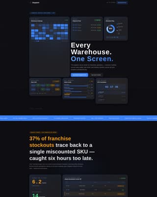 Franchise - High-Converting Warehouse Landing Page Template