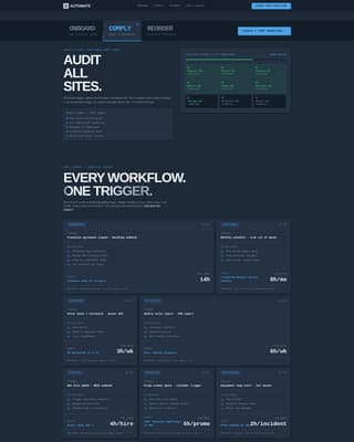 Automate - Powerful Franchise Landing Page Template