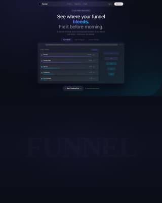Funnelytic - Powerful Funnelanalysis Landing Page Template