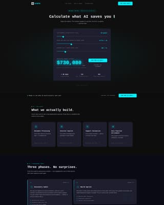 Synth - Intelligent AI Consulting Landing Page Template