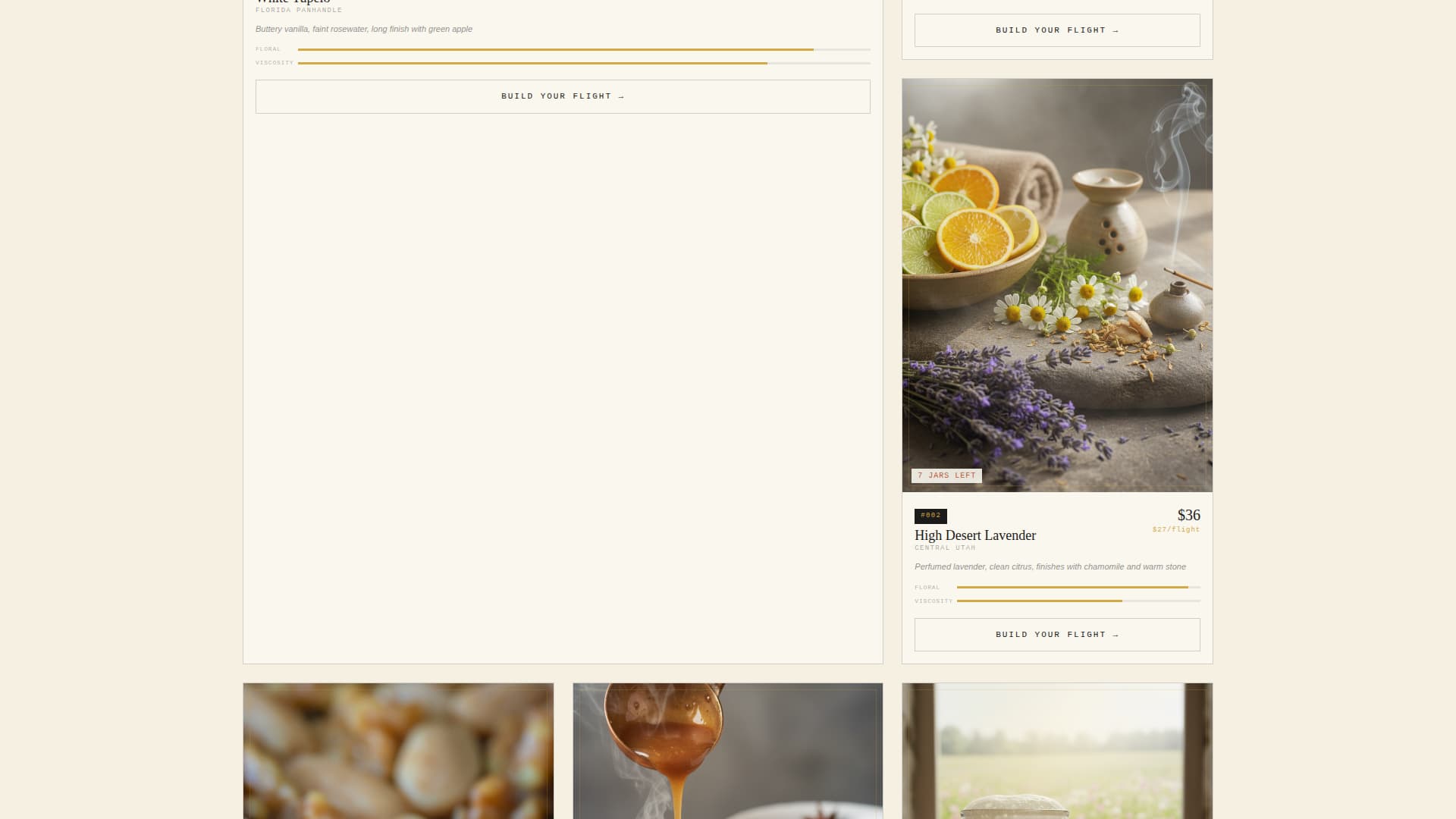 Comb - Artisan Honey Landing Page Template