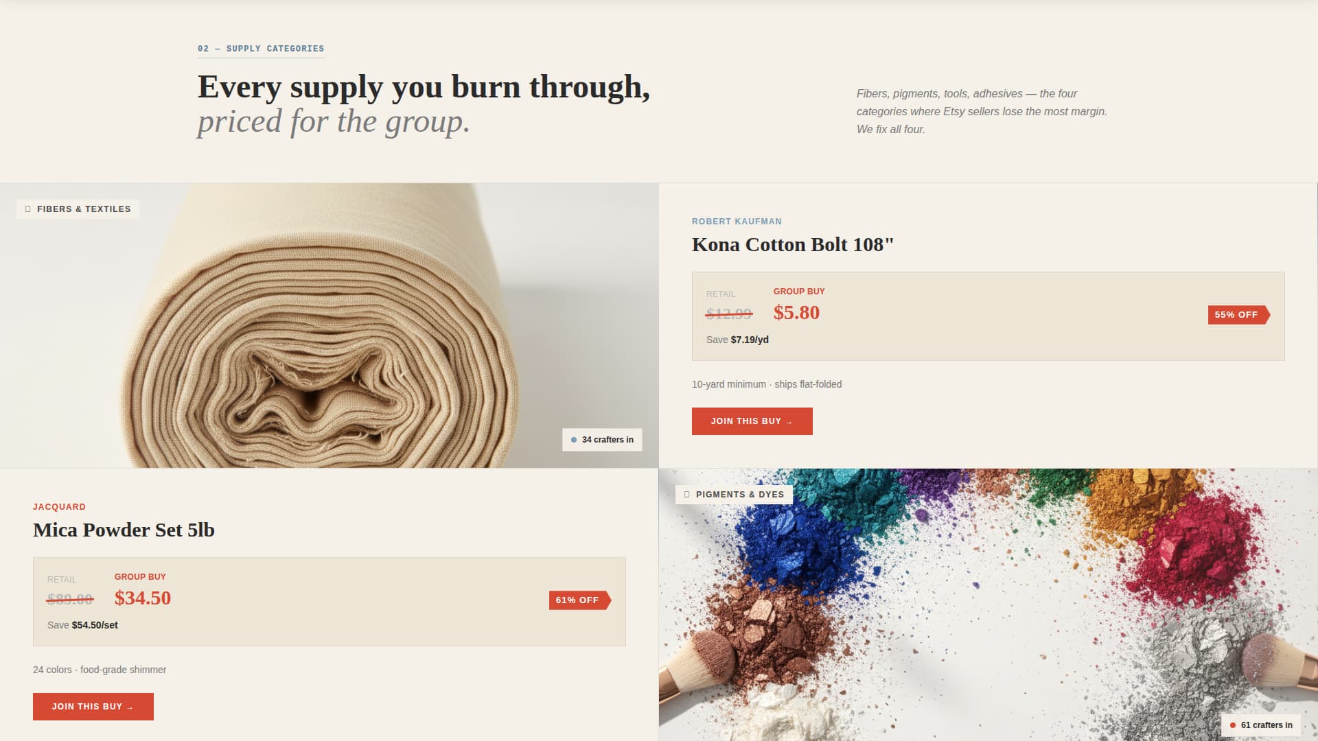 Craftkiss - Unbeatable Groupbuy Landing Page Template