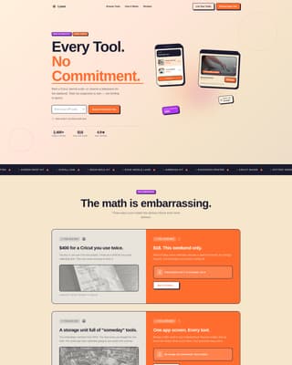 Loom - Thrilling Craftrental Landing Page Template