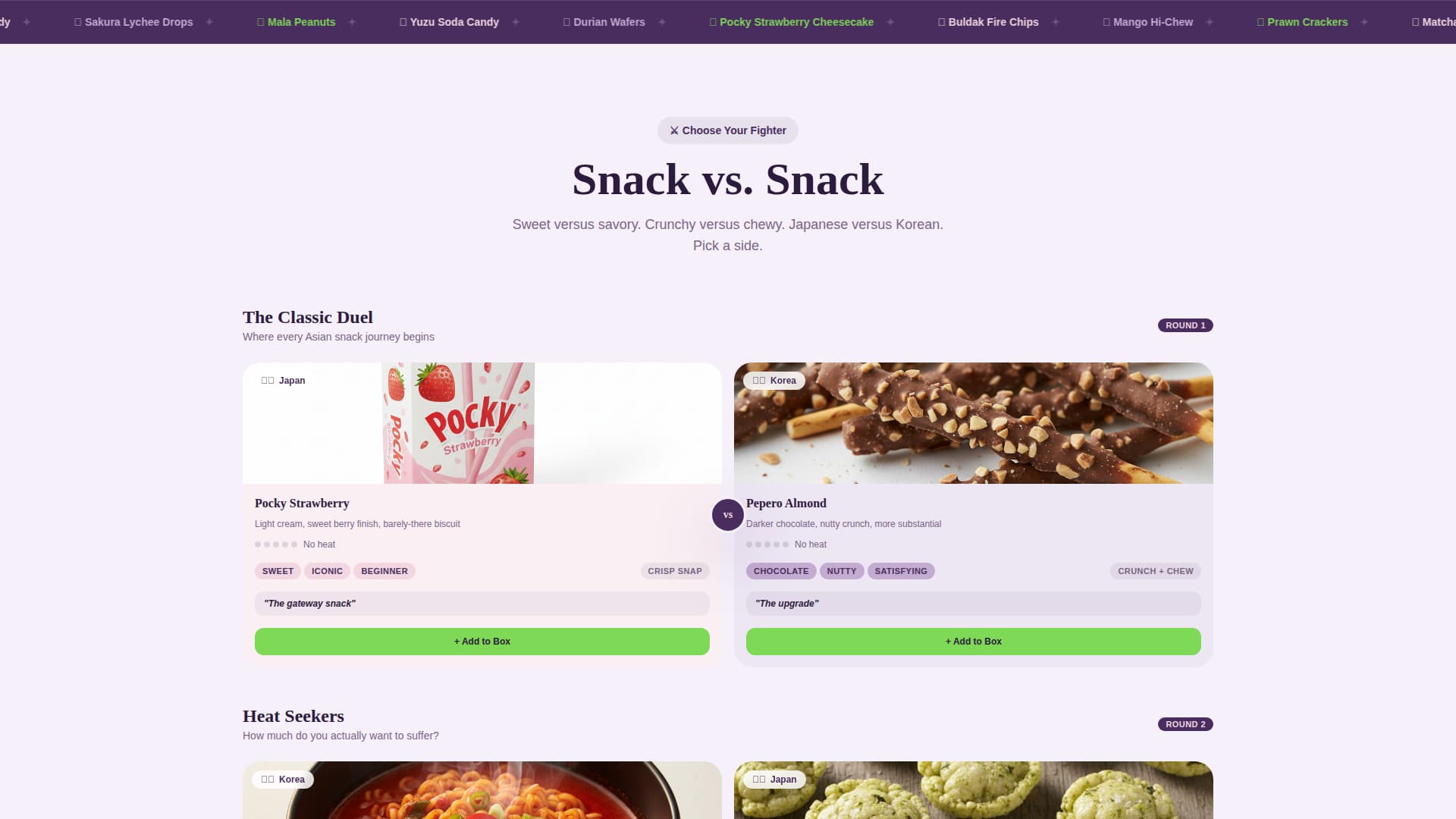 Mochi - Irresistible Snackshop Landing Page Template
