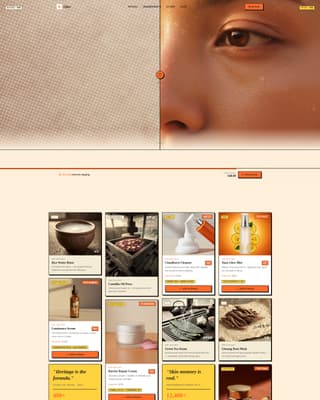 Luminous — Premium Beauty Landing Page Template