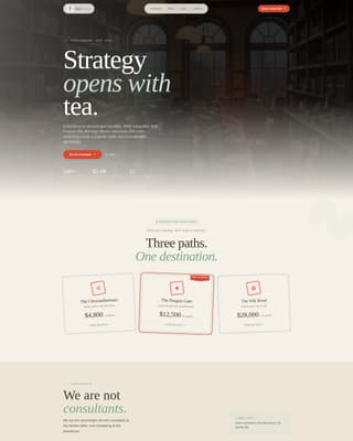 Jade - Neoretro Consulting Landing Page Template
