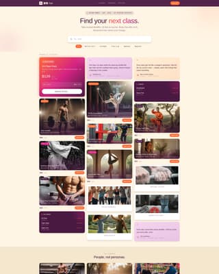Dojo - Vibrant Fitness Landing Page Template