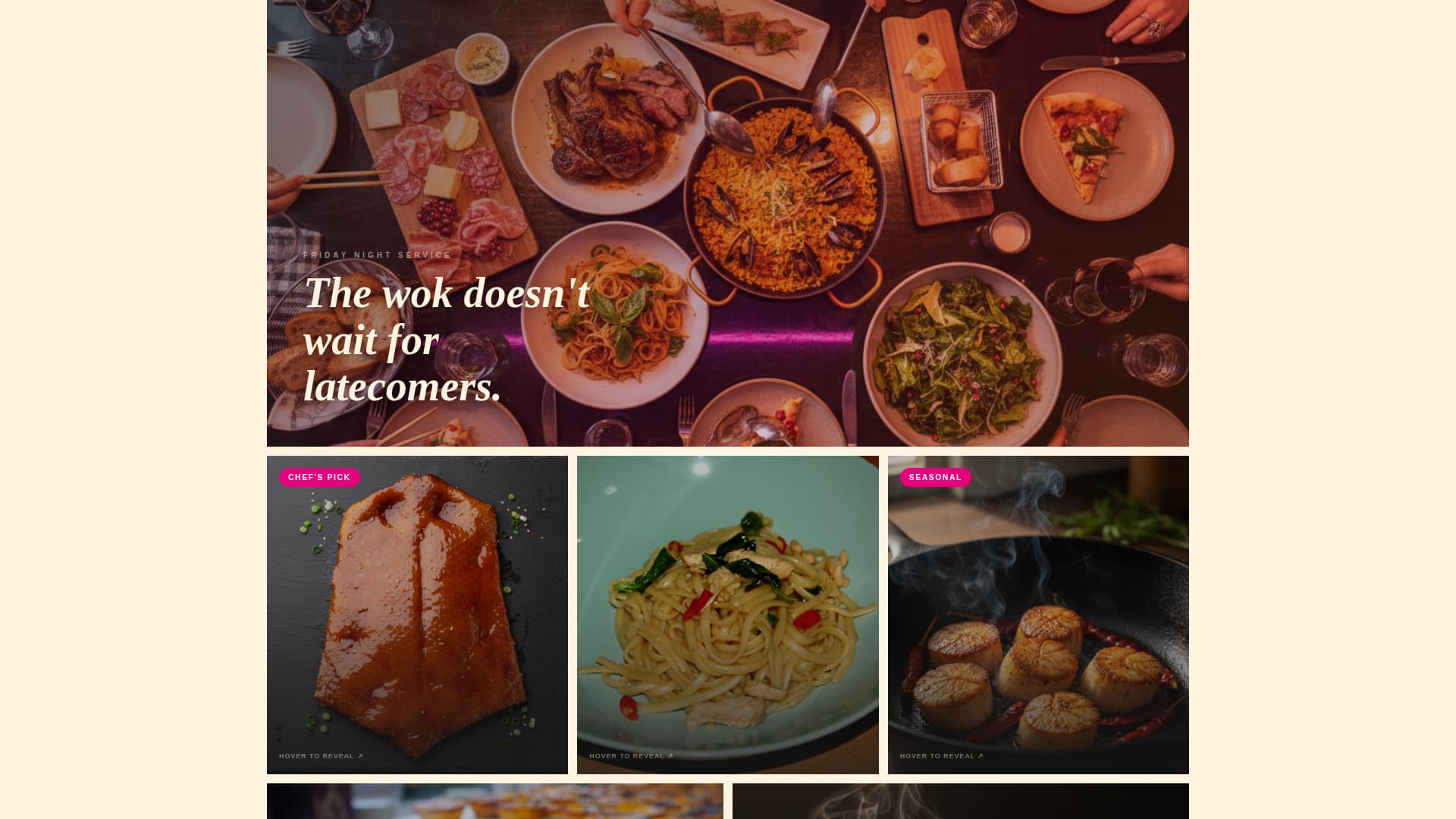 Wok - Vibrant Asianrestaurant Landing Page Template