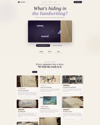 Verifymark - Trusted Memorabilia Landing Page Template