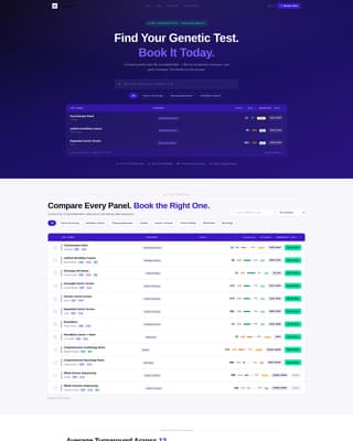 Sequence - Powerful Genetictesting Landing Page Template