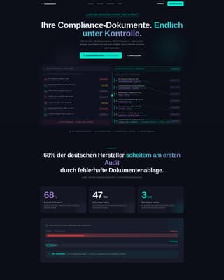 Dokument - Precision Compliance Landing Page Template