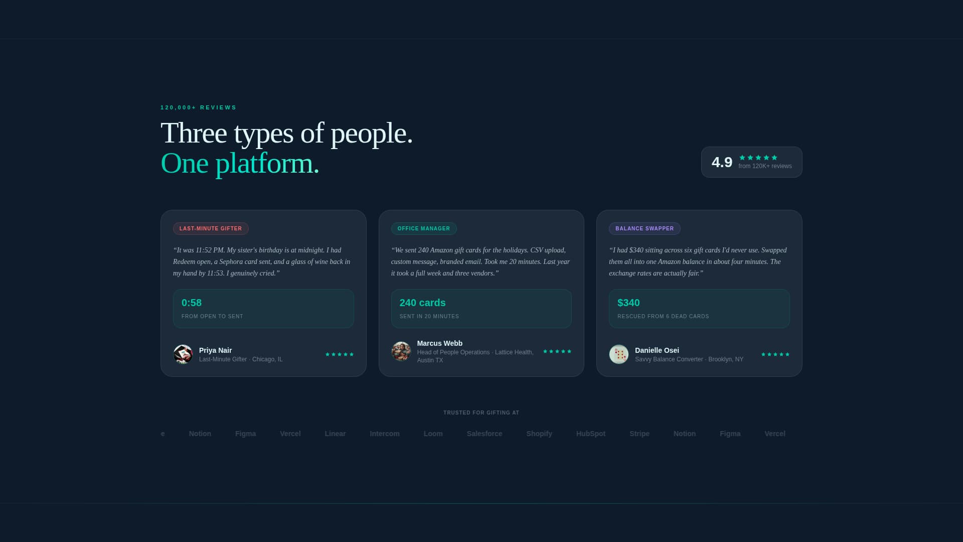 Redeem - Instant Giftcard Landing Page Template