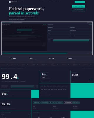 Clearance - Powerful Government Landing Page Template