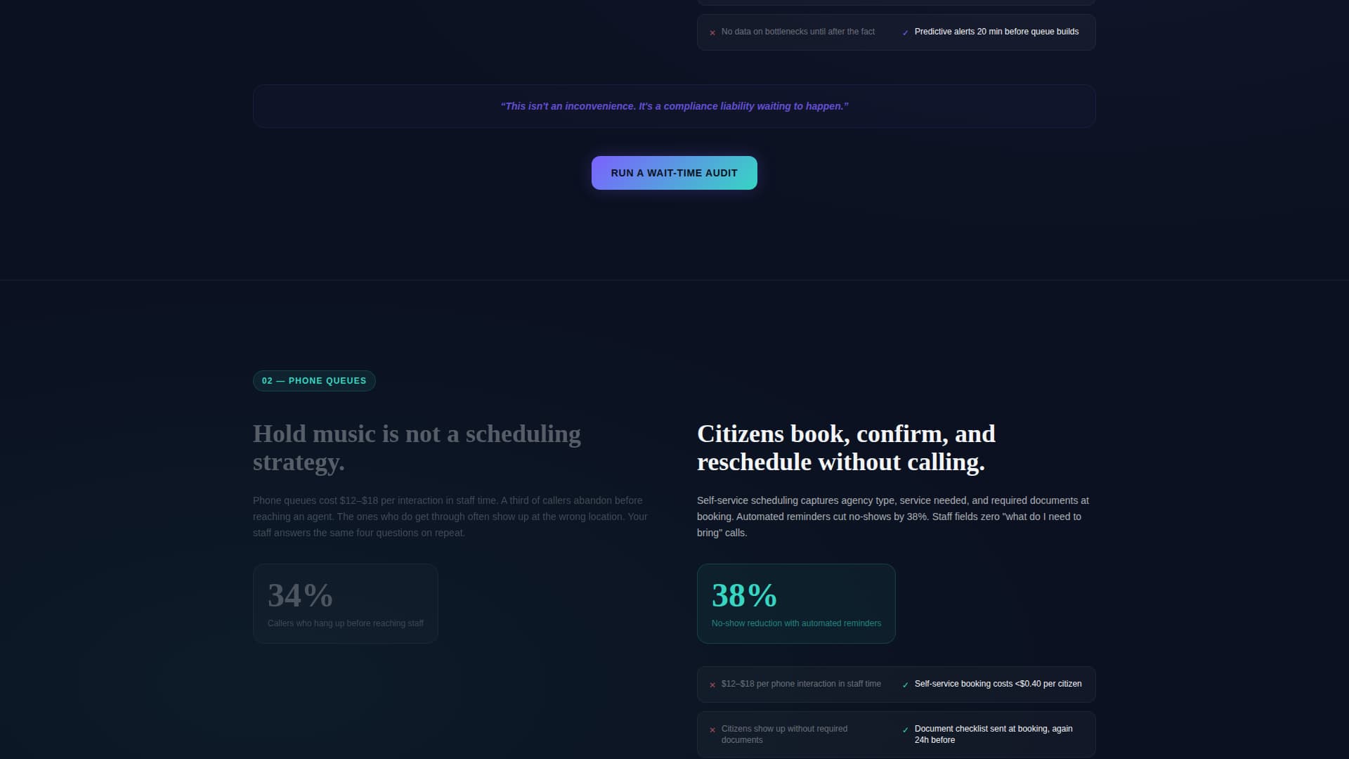 Schedule - Powerful Government Landing Page Template