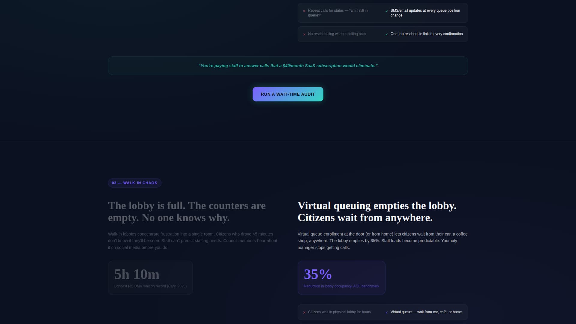 Schedule - Powerful Government Landing Page Template