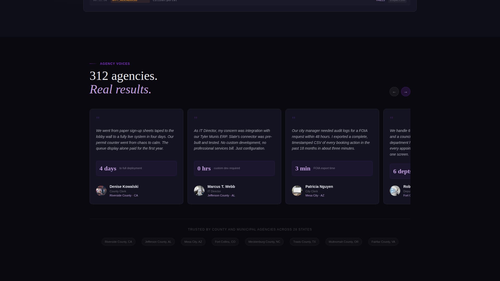 Slate - Powerful Government Landing Page Template