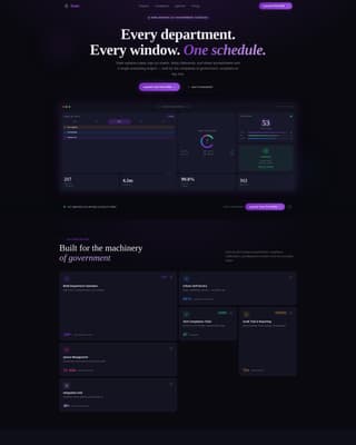 Slate - Powerful Government Landing Page Template
