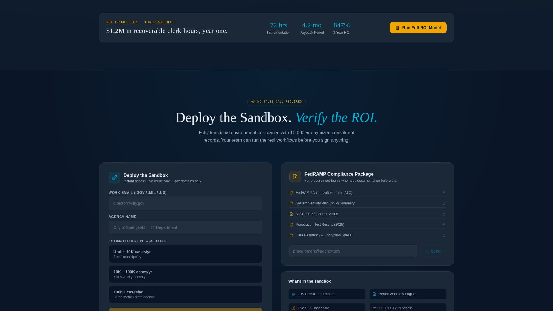 Govstack - Powerful Government Landing Page Template