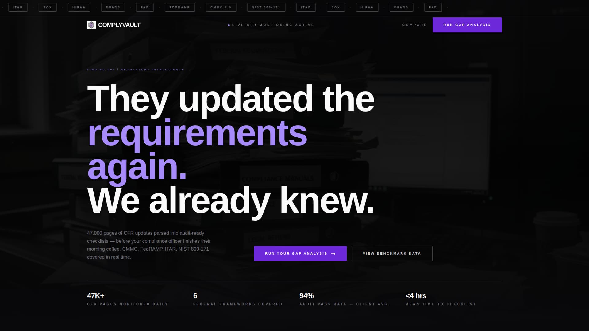 Audit — Smart Compliance Ops Landing Page Template