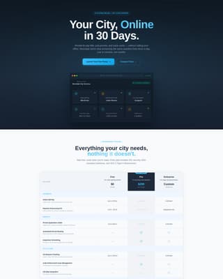 Portal - Powerful Government Landing Page Template