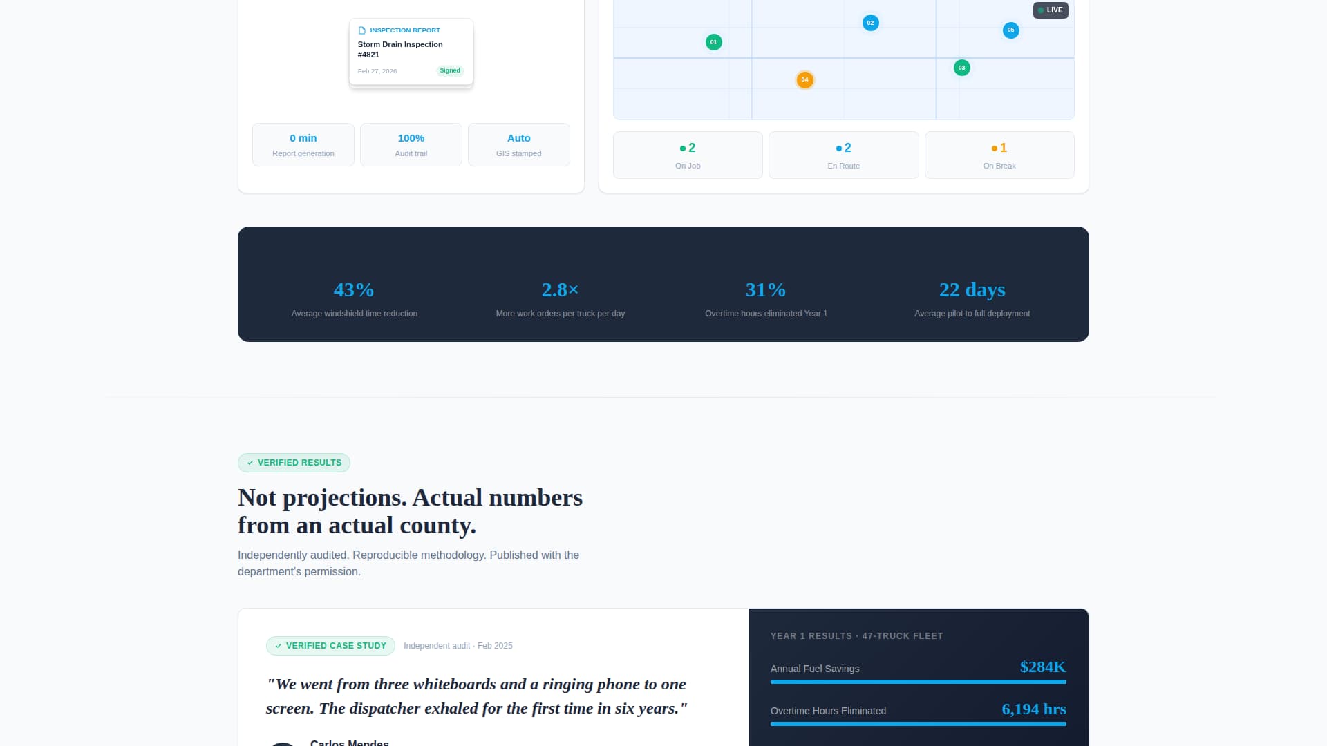 Dispatch - Powerful Government Software Landing Page Template