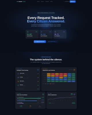 GovFlow — Smart Public Services Landing Page Template