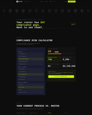 Roster - Powerful Government Landing Page Template
