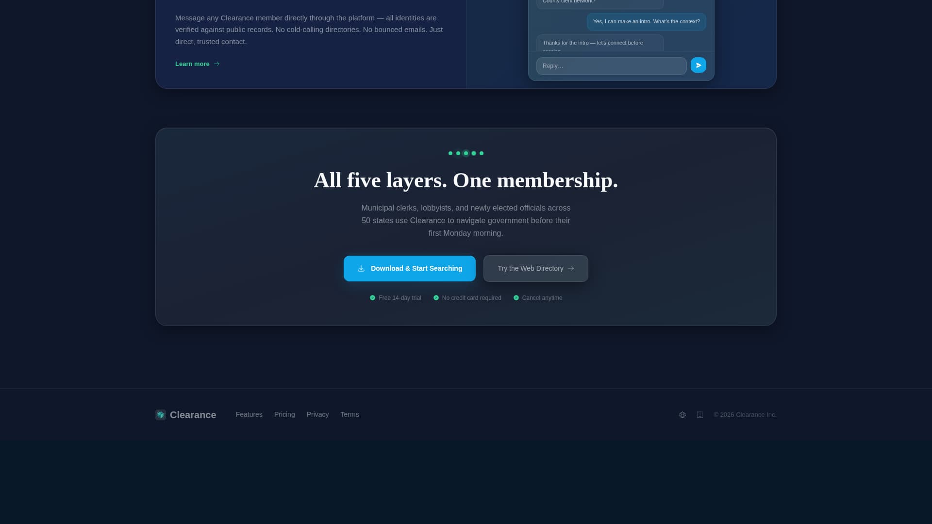 Government - Modern Membership Landing Page Template