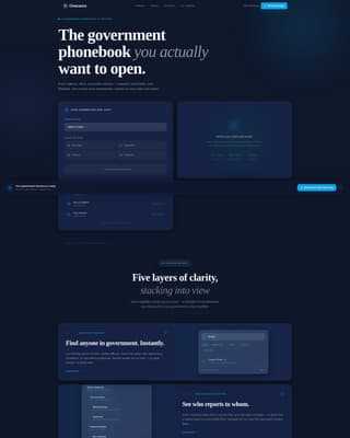 Government - Modern Membership Landing Page Template