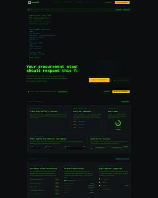 Mandate - Powerful Procurement Landing Page Template