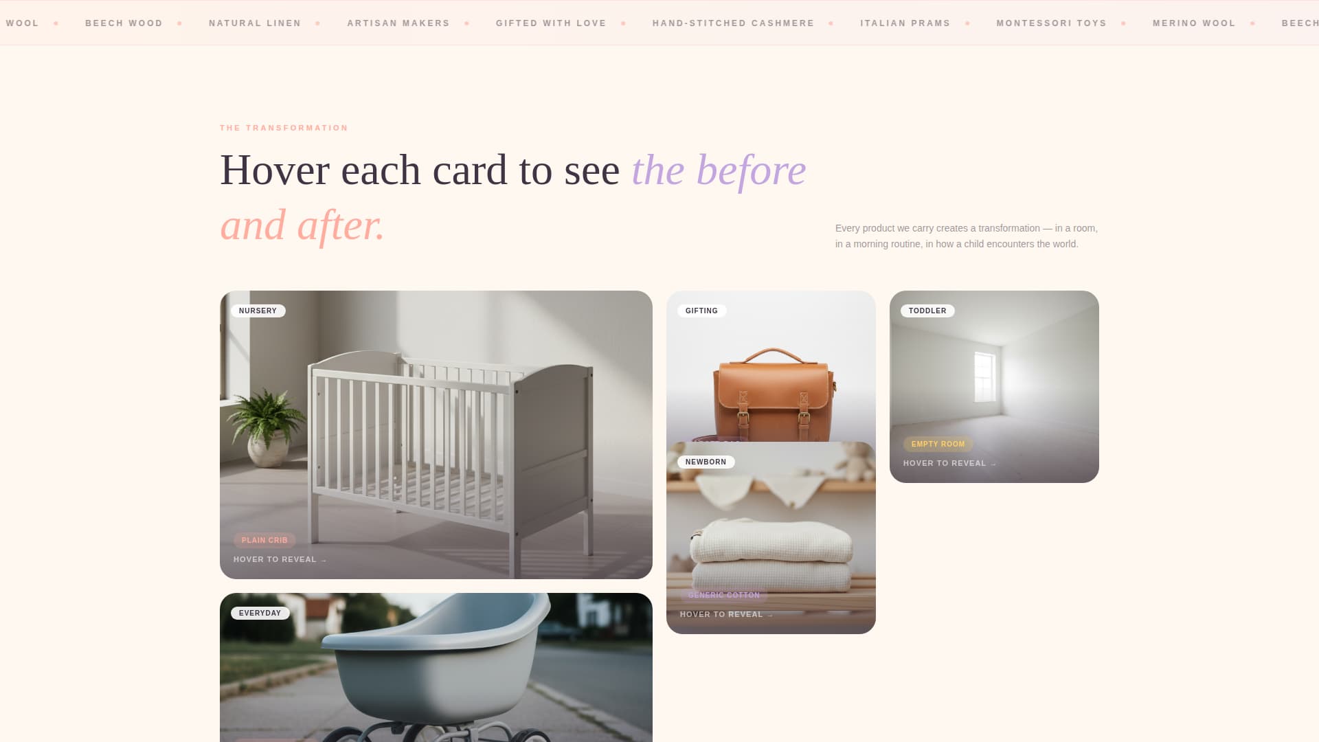 Bloom - Luxurious Baby Landing Page Template