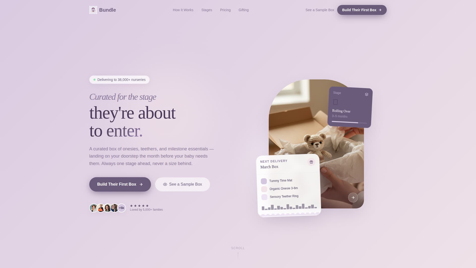 Bundle - Heartfelt Baby Landing Page Template