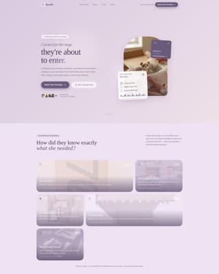 Bundle - Heartfelt Baby Landing Page Template