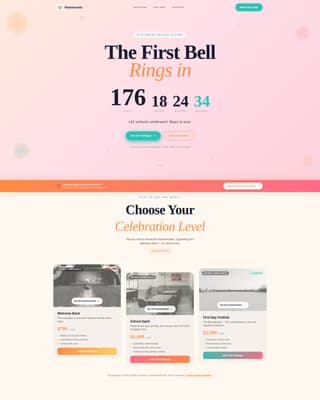 Homeroom - Vibrant Backtoschool Landing Page Template