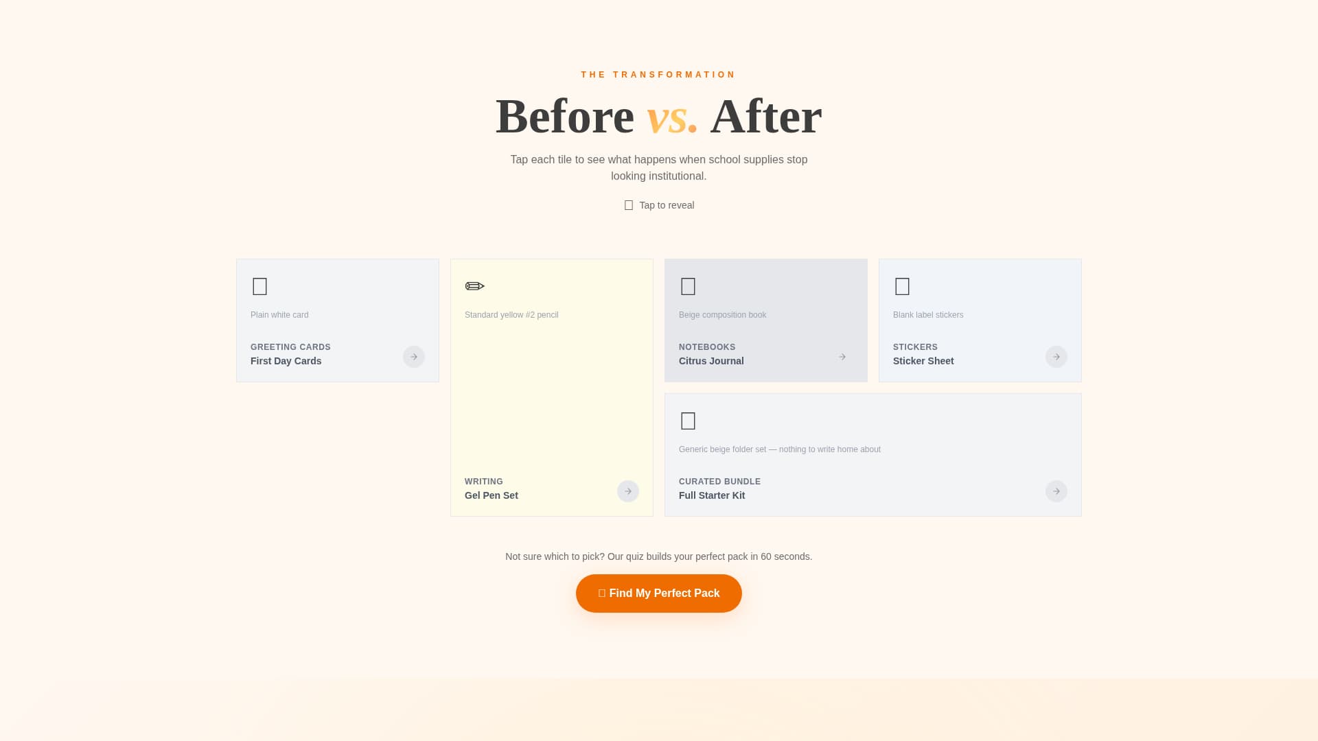 Scrawl - Vibrant Stationery Landing Page Template