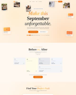 Scrawl - Vibrant Stationery Landing Page Template