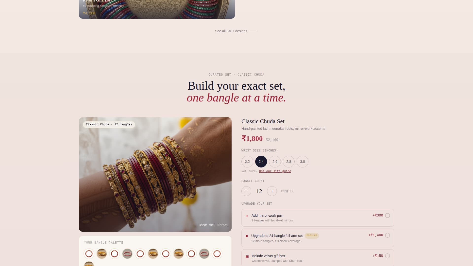 Churi - Elegant Bangle Landing Page Template