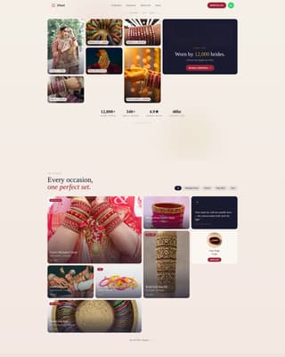 Churi - Elegant Bangle Landing Page Template