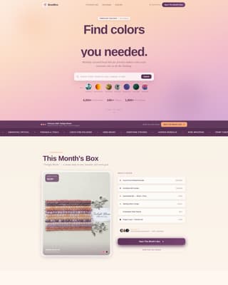 Beadbox - Enchanting Jewelrysupply Landing Page Template