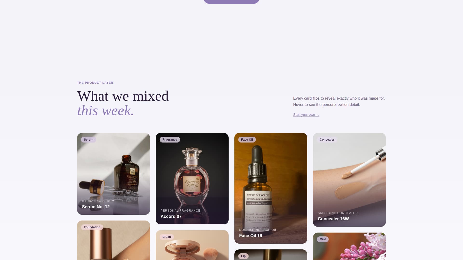 Formule - Personalized Beauty Landing Page Template