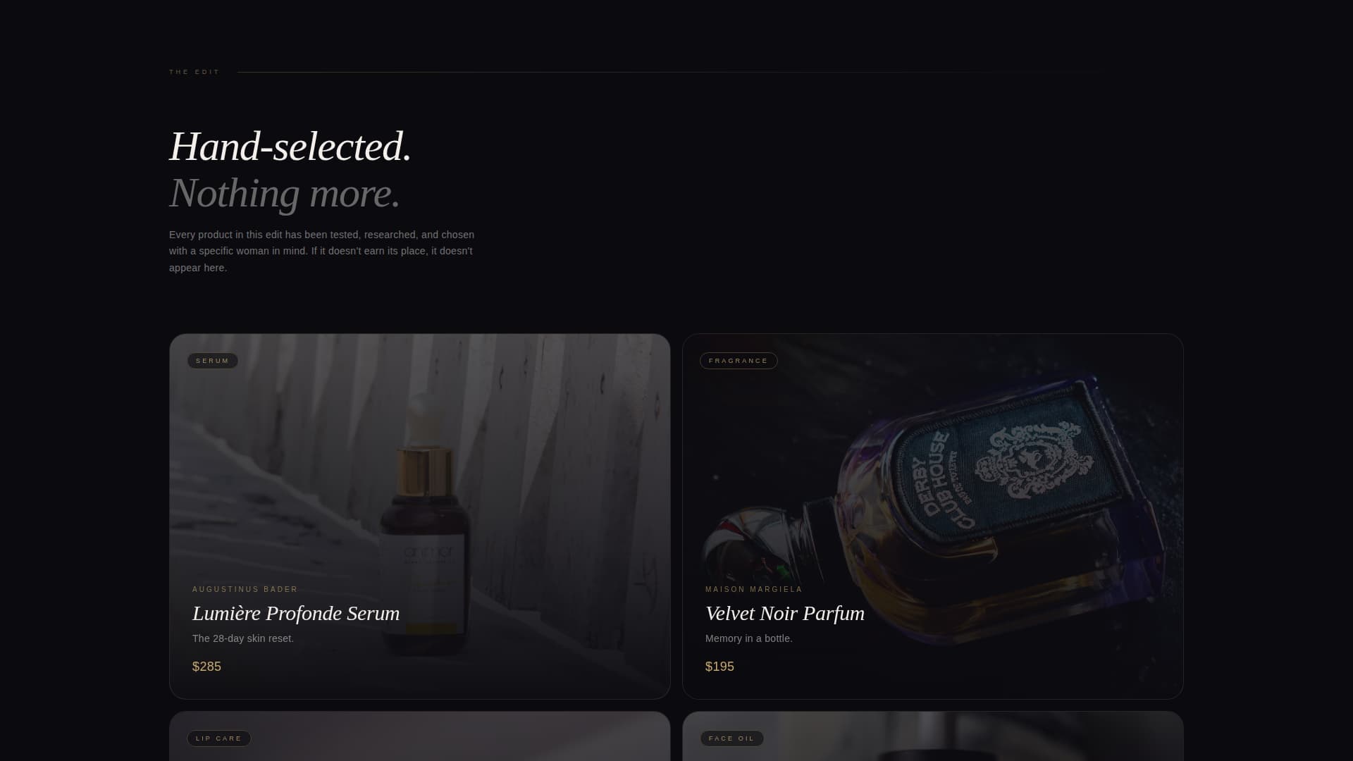 Velvet - Luxurious Beauty Landing Page Template
