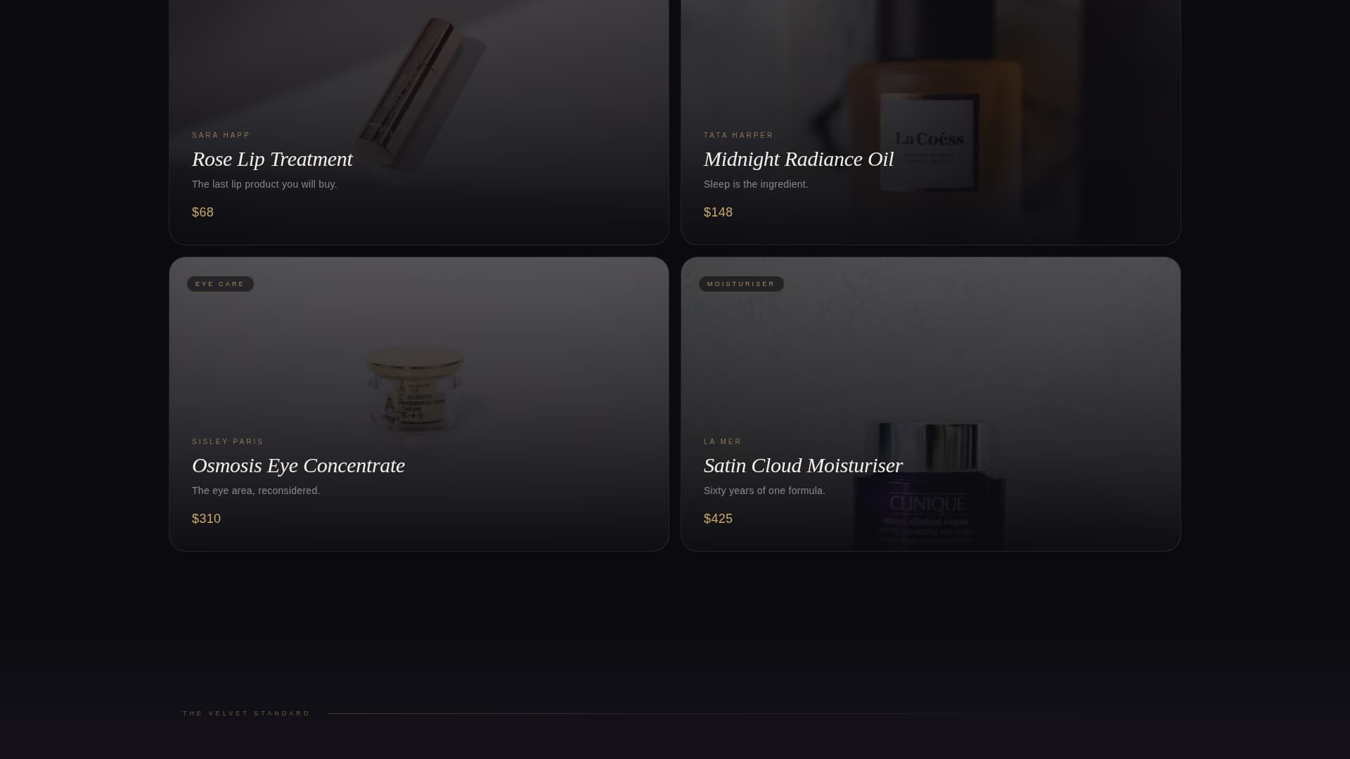 Velvet - Luxurious Beauty Landing Page Template