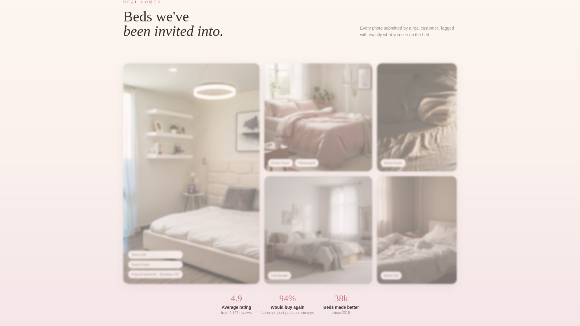 Linen - Luxurious Bedding Landing Page Template